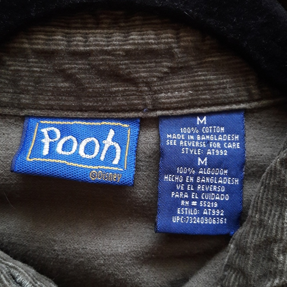 VTG Disney Winnie the Pooh Dark Green Jacket - Picture 4 of 4